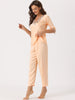 Womens Satin Pajama Set Half Sleeve Lace Trim with Long Pants 2 Piece Sleepwear Sets