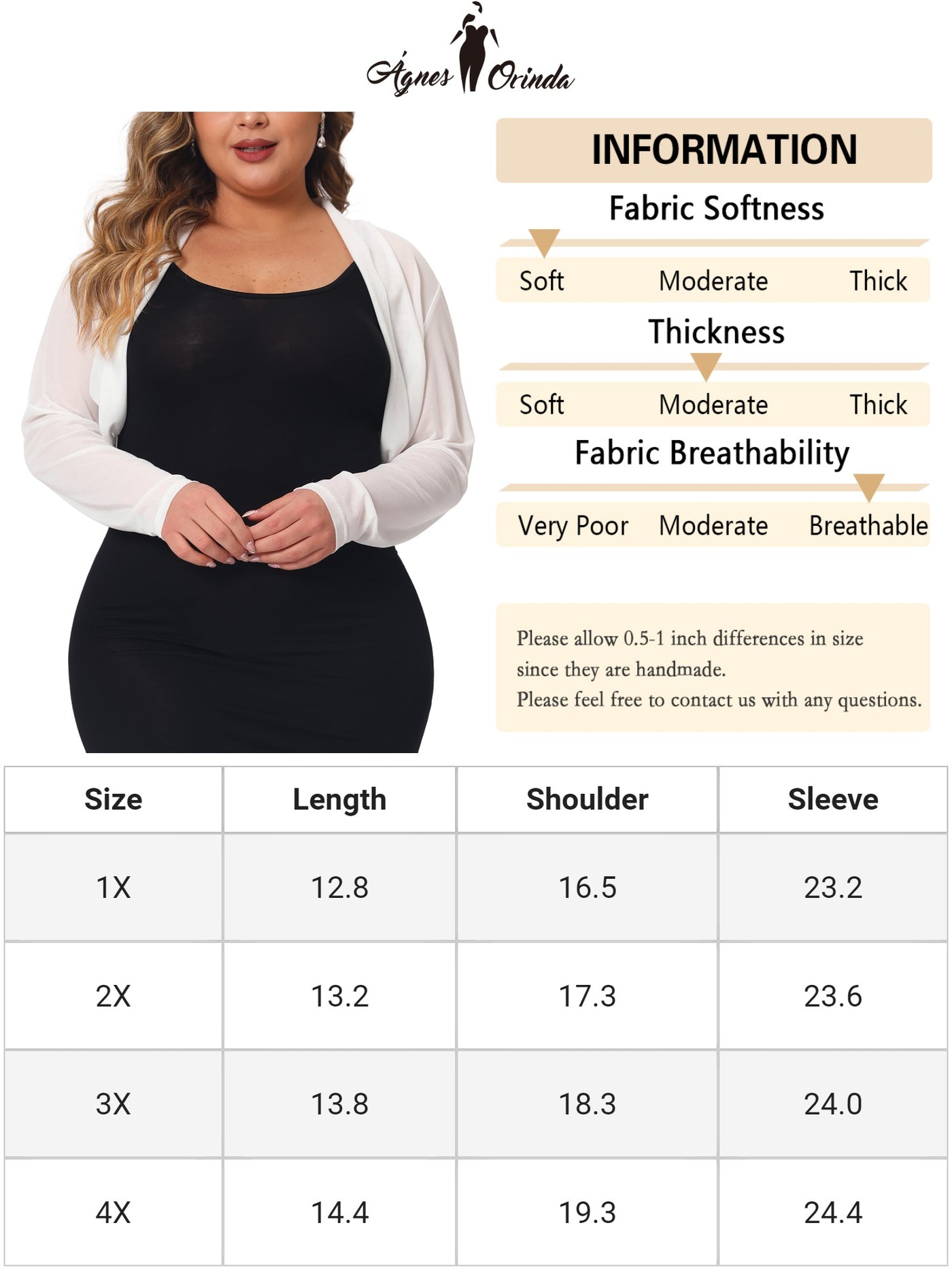 Bublédon Plus Size Mesh Crop Cardigans for Women Long Sleeve Open Front See Through Sheer Bolero Shrug Top