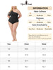 Plus Size One Shoulder Cutout Romper Bodysuit Tops