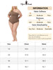 Plus Size One Shoulder Cutout Romper Bodysuit Tops