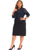 Plus Size Blazer Cardigan for Women Long Sleeve Lace Open Front Cropped Shrug Bolero Cardigans Jacket