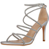 Rhinestones Strappy Open Toe Stiletto Heel Ankle Strap Sandals for Women