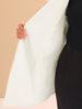 Plus Size Blazers for Women Lapel Button with Pockets Office Work Jackets Blazer