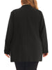 Plus Size Blazers for Women Lapel Button with Pockets Office Work Jackets Blazer
