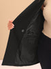 Plus Size Blazers for Women Lapel Button with Pockets Office Work Jackets Blazer