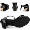 Platform T-Strap Chunky Heels Ankle Strap Sandals