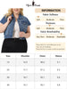 Plus Size Denim Vest Tops for Women Y2K Button Down Short Sleeve Streetwear Jean Jacket