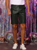 Faux Leather Hip Hop Motorcycle Biker Party Disco Shorts