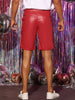 Faux Leather Hip Hop Motorcycle Biker Party Disco Shorts