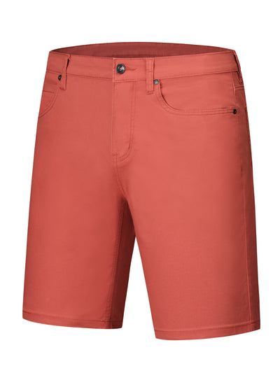 Flat Front Shorts for Men's Classic Fit Summer Business Dress Chino Short