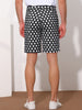 Polka Dots Summer Comfort Flat Front Patterned Chino Shorts