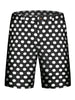 Polka Dots Summer Comfort Flat Front Patterned Chino Shorts