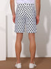 Polka Dots Summer Comfort Flat Front Patterned Chino Shorts