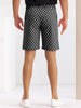 Polka Dots Summer Above Knee Printed Golf Shorts