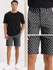 Polka Dots Summer Above Knee Printed Golf Shorts