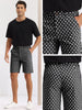 Polka Dots Summer Above Knee Printed Golf Shorts