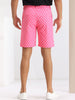 Polka Dots Summer Above Knee Printed Golf Shorts
