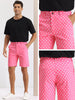 Polka Dots Summer Above Knee Printed Golf Shorts