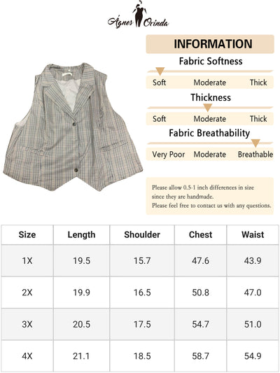 Plus Size Waistcoat Vintage Button Steampunk Dress Jacquard Jacket Vest