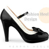 Bow Platform Ankle Strap Stiletto Heels Pumps for Women