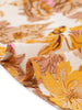 Casual Floral Short Flutter Sleeve V Neck Smocked High Waist Flowy Maxi Dress with Pockets