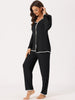 Womens Sleepwear Pajamas Long Sleeve Pullover Tops with Pants Lounge Sets