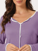 Womens Sleepwear Pajamas Long Sleeve Pullover Tops with Pants Lounge Sets