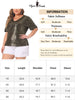 Plus Size Sequin Sparkly V Neck Short Sleeve Party Tops Blouses