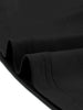 Casual Tiered Round Neck Ruffle Hem Short Cap Sleeve Knit Midi Dress with Pockets