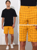 Plaid Summer Flat Front Checked Patterned Dress Shorts