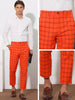 Plaid Dress Pants for Men&