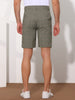 Classic Plaid Flat Front Business Checked Chino Shorts