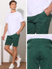 Stripes Pleated Front Business Summer Chino Dress Shorts