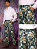 Floral Dress Pants for Men&