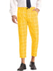 Plaid Printed Pants for Men&