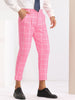 Plaid Printed Pants for Men&