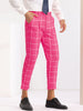 Plaid Printed Pants for Men&