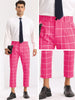 Plaid Printed Pants for Men&