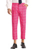 Plaid Printed Pants for Men&
