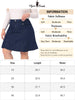 Plus Size Denim Skirt for Women Casual A-line Jean Buttons Decor Faux Pockets Mini Skirts