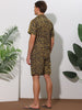 Animal Printed Hawaiian Summer 2 Pieces Pattern Shirts and Shorts Sets