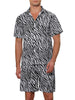 Animal Printed Hawaiian Summer 2 Pieces Pattern Shirts and Shorts Sets