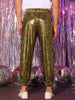 Metallic Jogger Pants for Men&
