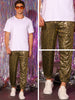 Metallic Jogger Pants for Men&