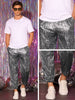 Metallic Jogger Pants for Men&