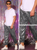 Metallic Jogger Pants for Men&