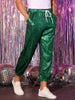 Metallic Jogger Pants for Men&