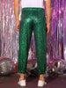 Metallic Jogger Pants for Men&