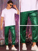 Metallic Jogger Pants for Men&