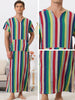 Striped Sleep Shirts for Men&